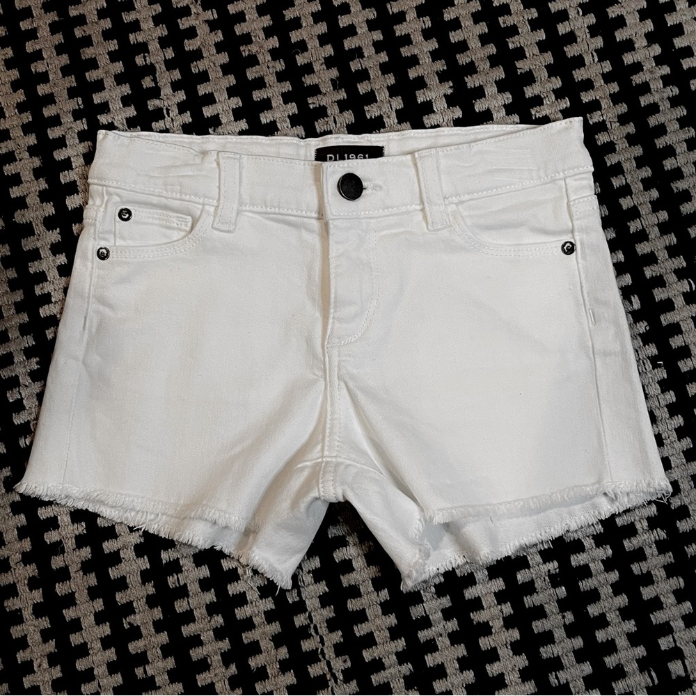 DL1961 White Jean Shorts Girls Size 10